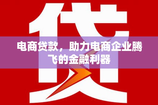 桦川电商贷款，助力电商企业腾飞的金融利器