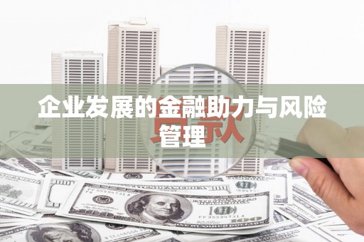 桦川企业发展的金融助力与风险管理