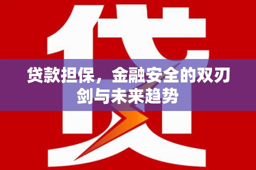 桦川贷款担保，金融安全的双刃剑与未来趋势