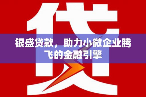 桦川银盛贷款，助力小微企业腾飞的金融引擎