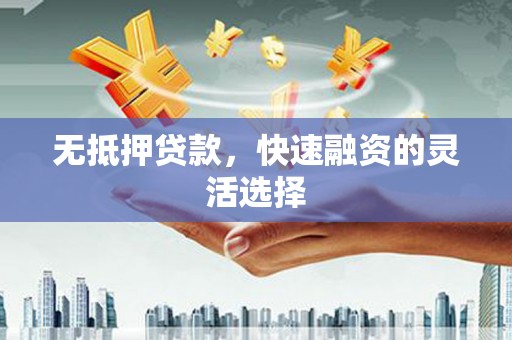 桦川无抵押贷款，快速融资的灵活选择
