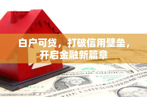 桦川白户可贷，打破信用壁垒，开启金融新篇章