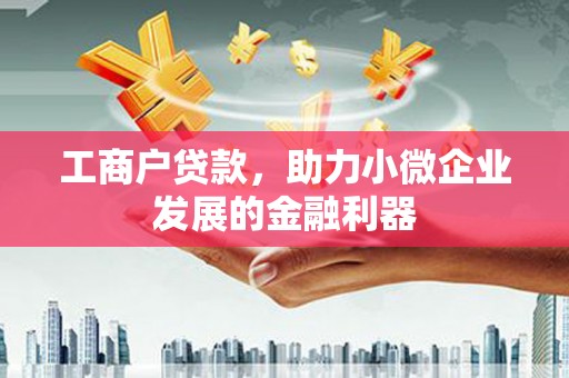 桦川工商户贷款，助力小微企业发展的金融利器