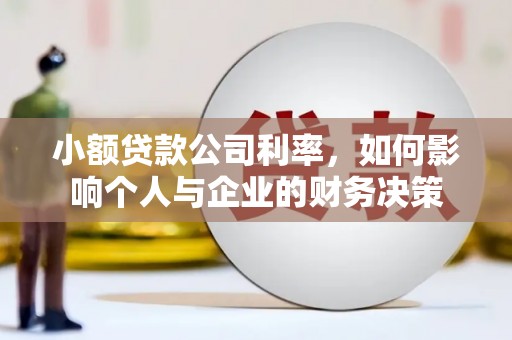 桦川小额贷款公司利率，如何影响个人与企业的财务决策