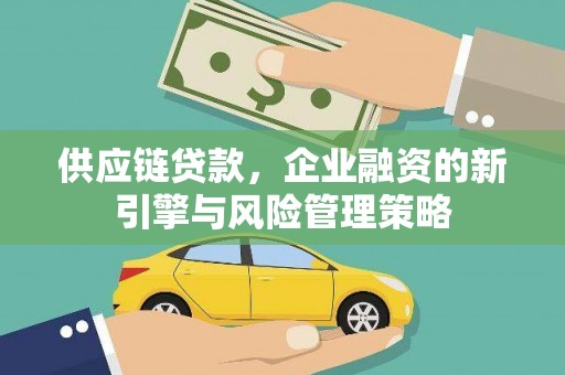 桦川供应链贷款，企业融资的新引擎与风险管理策略