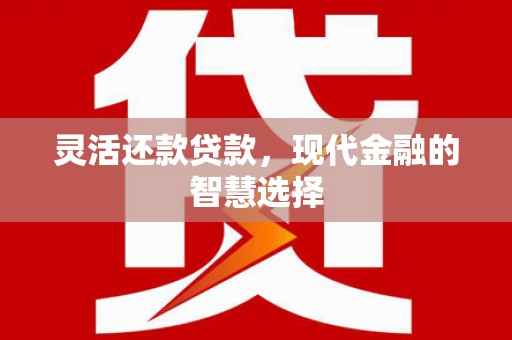桦川灵活还款贷款，现代金融的智慧选择
