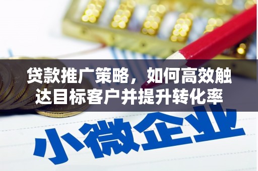 桦川贷款推广策略，如何高效触达目标客户并提升转化率