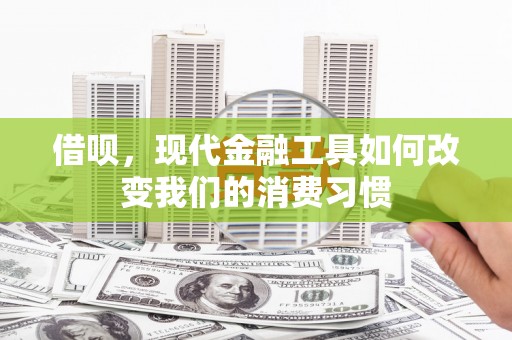 桦川借呗，现代金融工具如何改变我们的消费习惯
