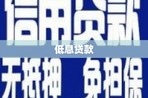 桦川低息贷款
