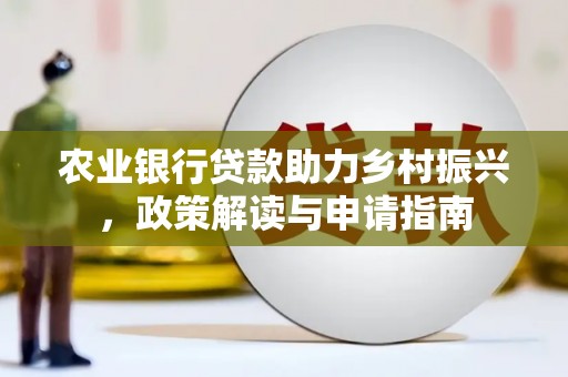 桦川农业银行贷款助力乡村振兴，政策解读与申请指南